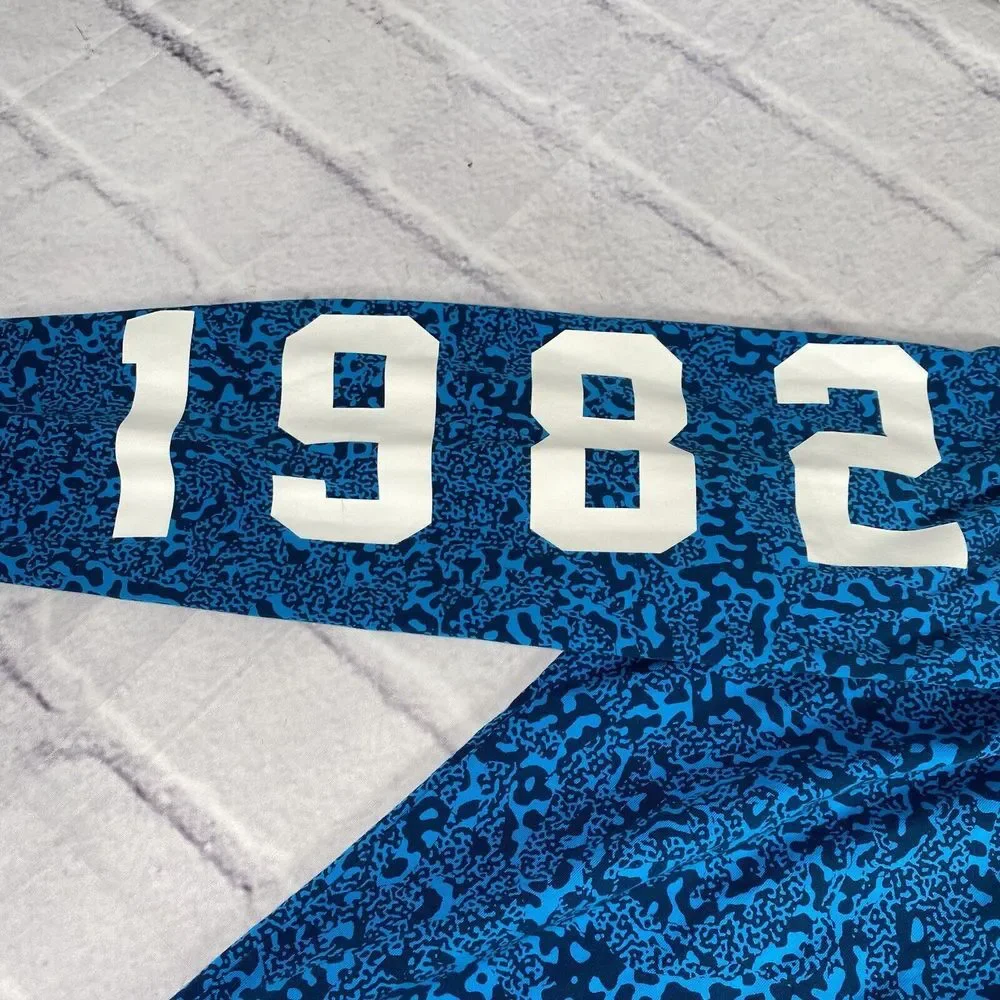 Nike Retro Air Pivot 1982 Print Long Sleeve Shirt Size XL Blue Camo‎ 646282-413
